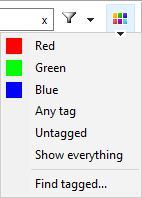 filter on tags