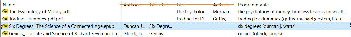 combined book information