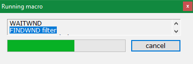 running macro